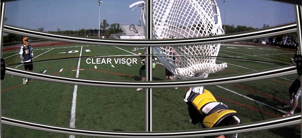 clear football visor