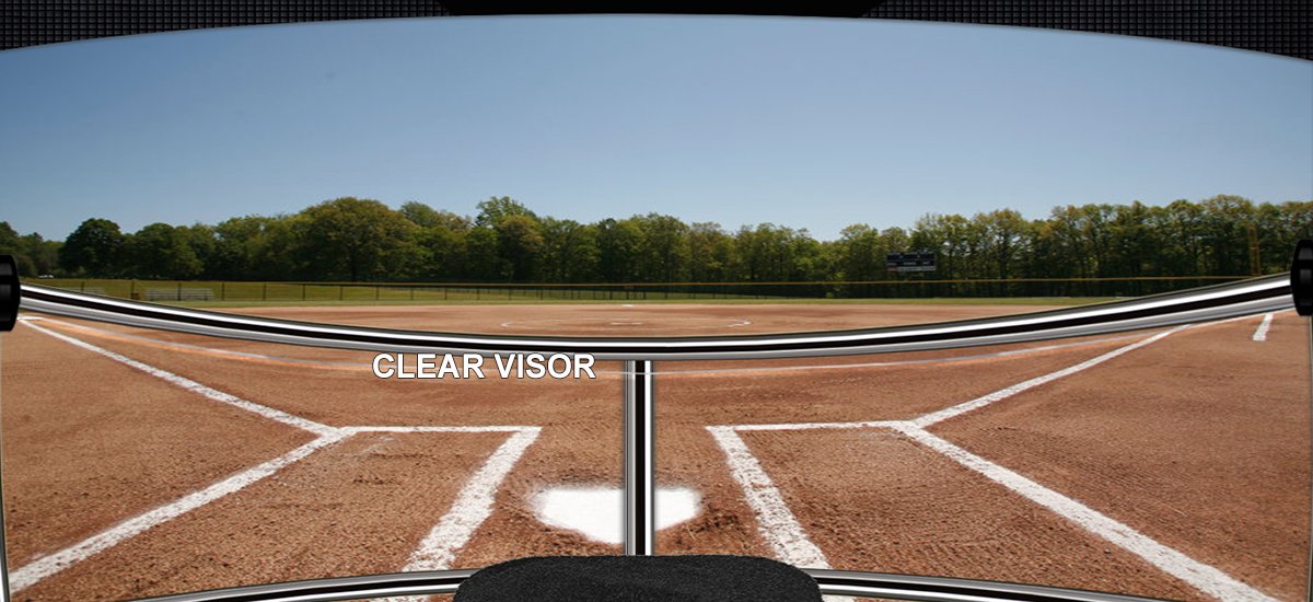 clear football visor