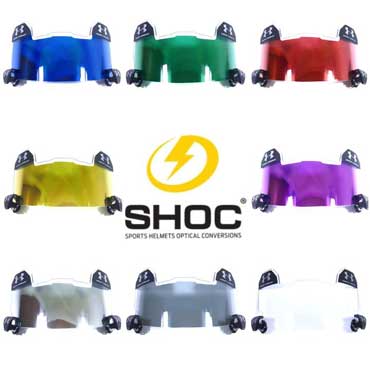 Under Armour Football Visors; Shoc Visor Inserts 
