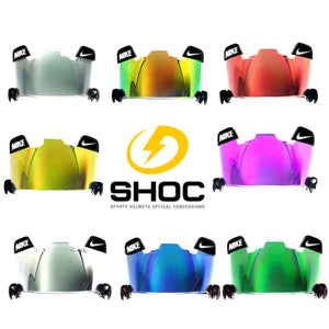 Nike Football Visors; Shoc Visor Inserts