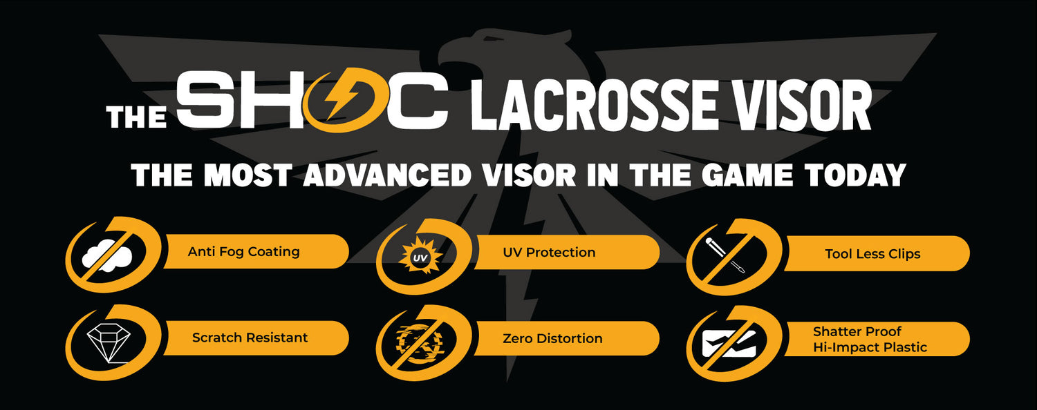 Shoc Lacrosse Visor Cascade Lacrosse Helmets SHOC Canada