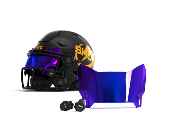 F7 Speedflex Shoc Zero-G Plus Football Visor | For Ridddell Speedflex and Schutt F7 ...